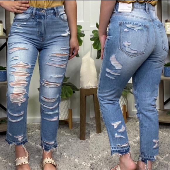 Kancan Rainbow Thread Jeans - Picture 9 of 9